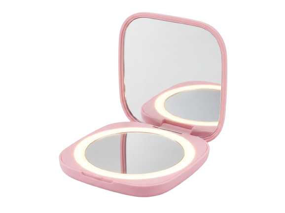 Miroir LED Portable avec Power Bank – Beauté et Recharge Partout