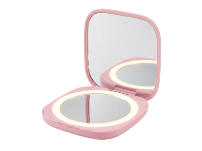 Miroir LED Portable avec Power Bank – Beauté et Recharge Partout