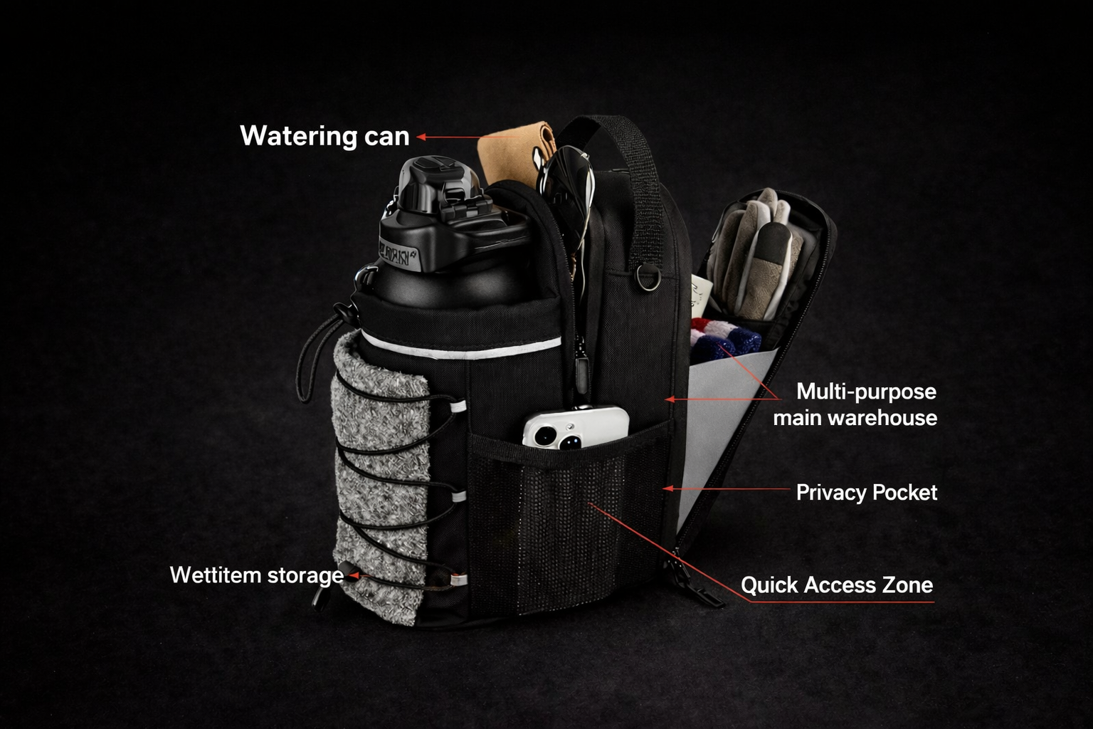 The premium way to keep your essentials off the floor.
